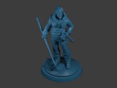 Apocalyptic survivor 32mm Scale - Bear (Civil)