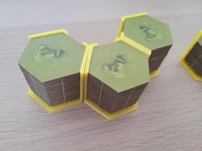 Plate Holder for Boardgame "Dorf Romantik"