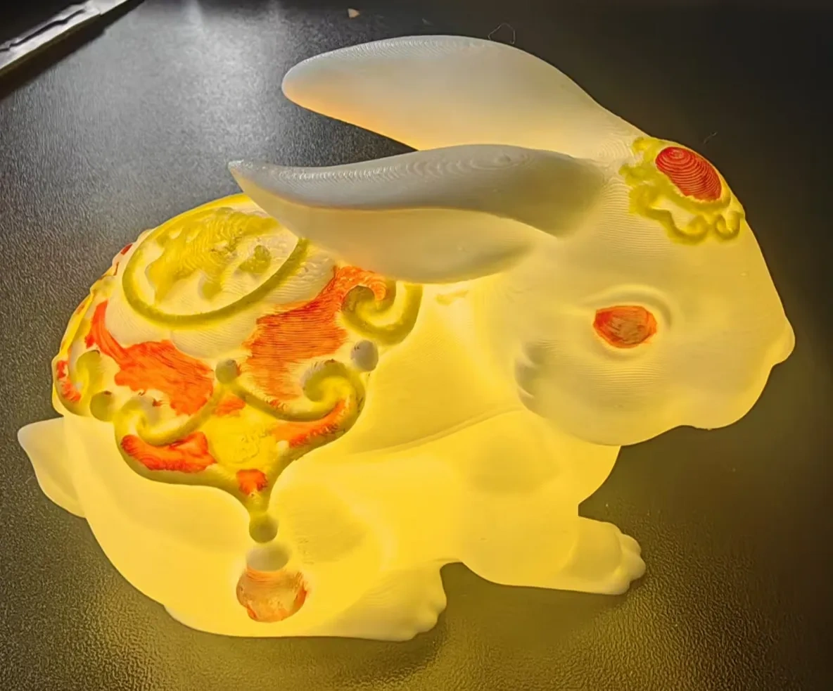 Mid-Autumn Rabbit Night Light Remixed by diy的大大 - MakerWorld