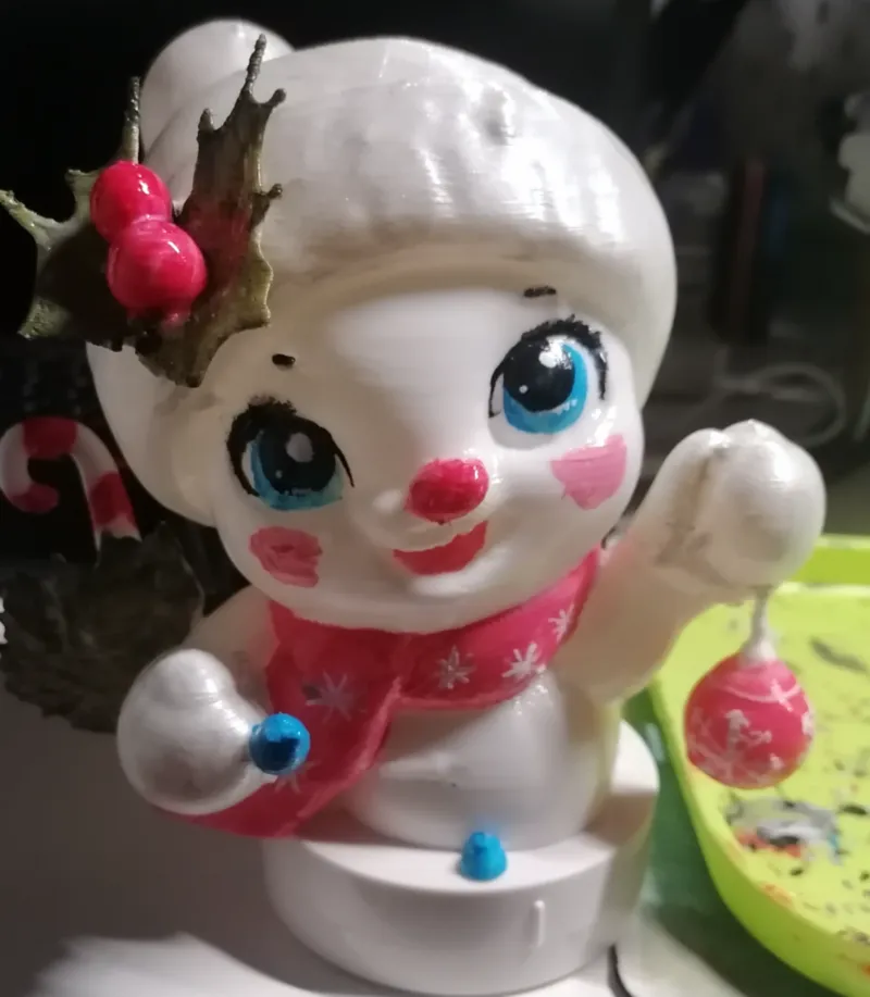 Schneemannlampe
