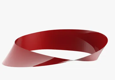 Simple möbius strip model 