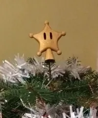 Cimier de sapin Grand Étoile Mario — photo 1