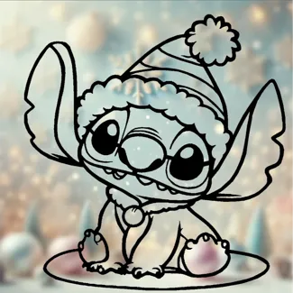 Lilo Christmas wall art
