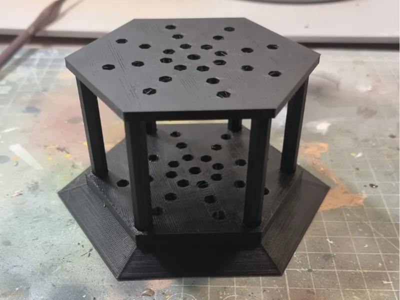 Stand for for painting clamps, airbrush tools