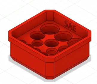 Packout SAE bin for sockets