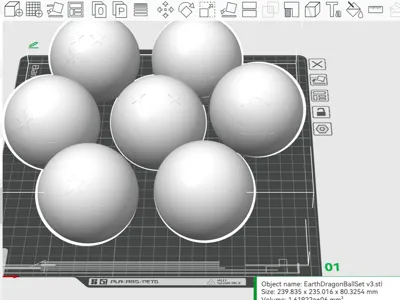 Earth Dragon Ball Set