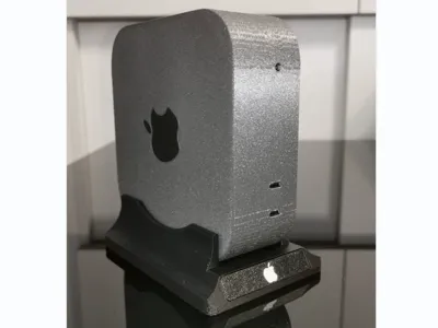 MAC Mini M4 垂直底座 (with Apple logo)