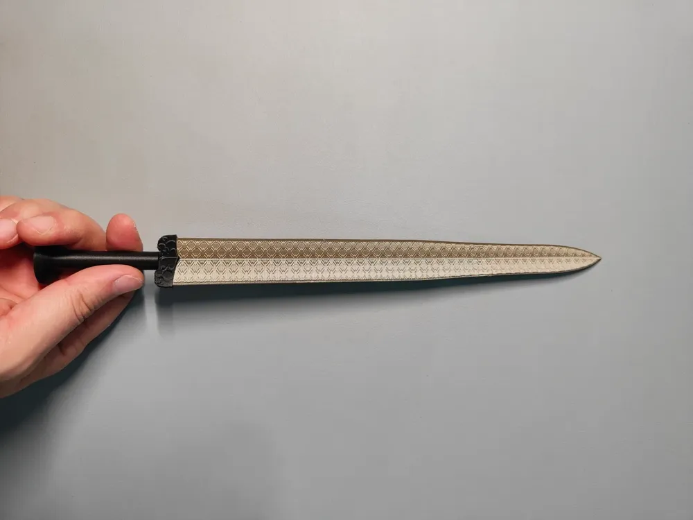3Dプリント 越王勾践剣（縮小版）_2.0 - 無料3Dモデル -MakerWorld