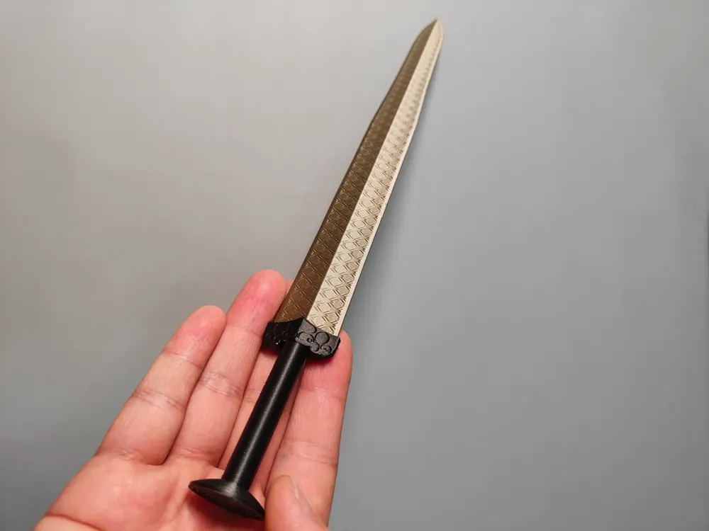 3Dプリント 越王勾践剣（縮小版）_2.0 - 無料3Dモデル -MakerWorld