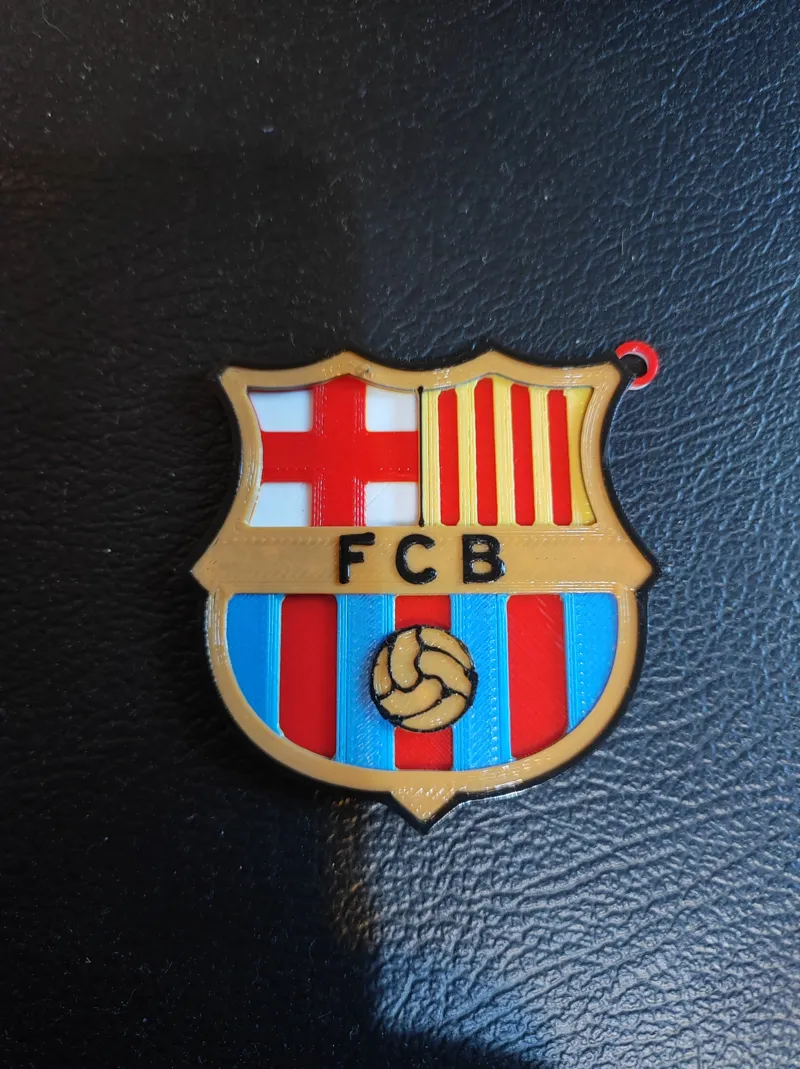 Llavero con el Escudo del F.C. Barcelona
