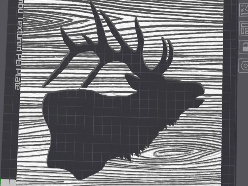 Wood Grain Photo Frame - Elk