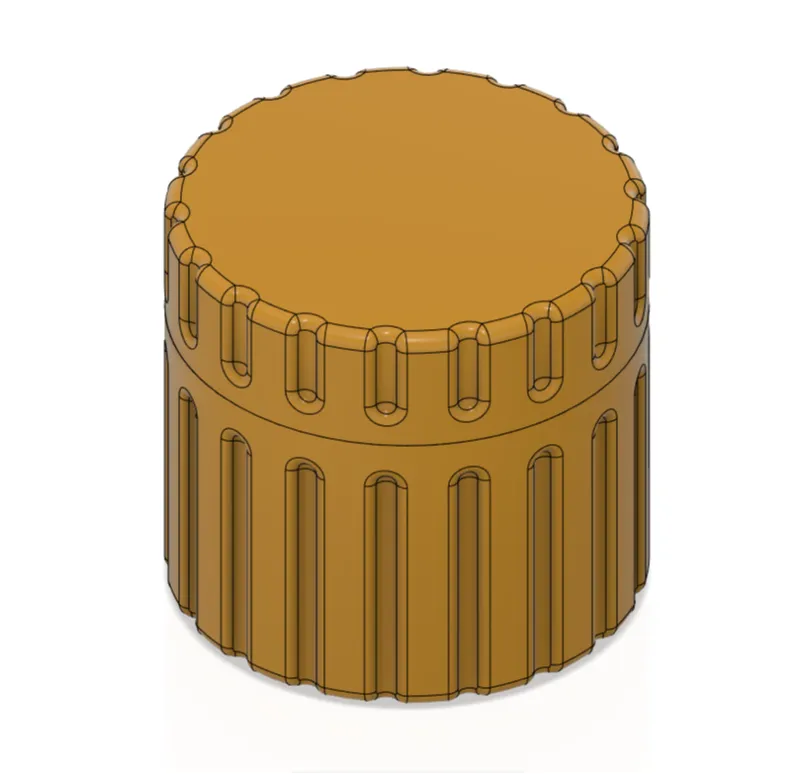 Jar Base Lid with Custom Triple Start Threads