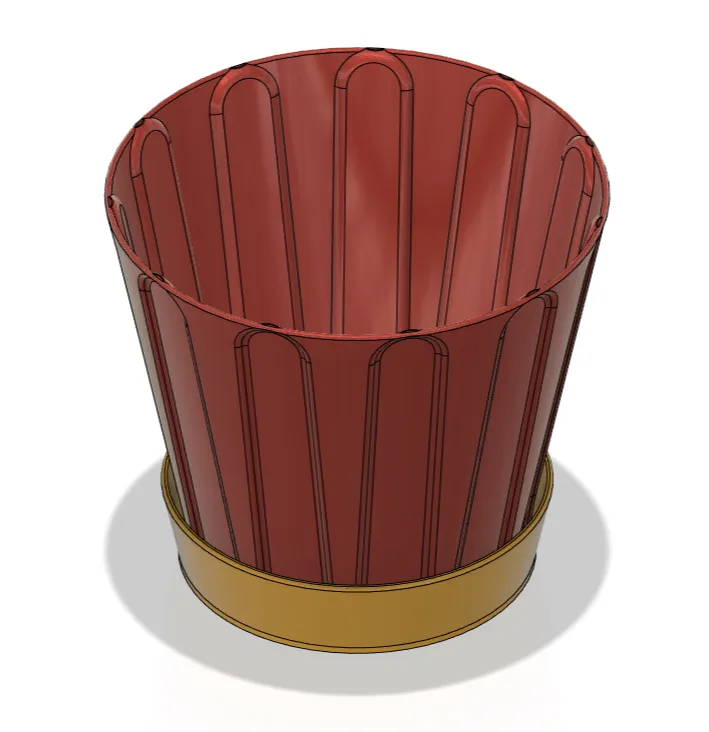 Flowerpot with plate
