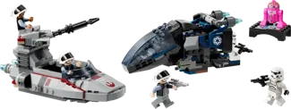 ImperialDropship vs RebelScoutSpeeder LegoStarwars