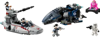 ImperialDropship vs RebelScoutSpeeder LegoStarwars