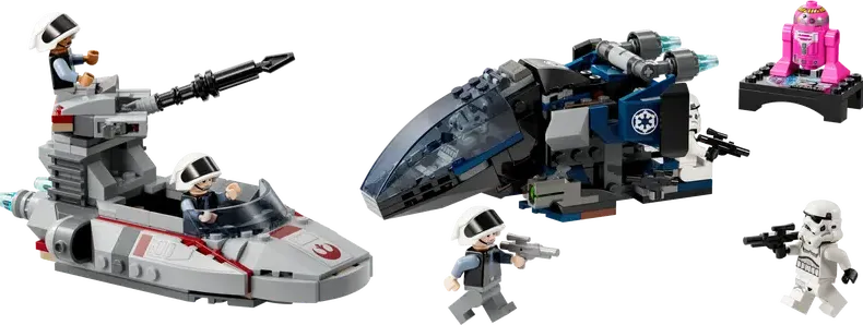 ImperialDropship vs RebelScoutSpeeder LegoStarwars