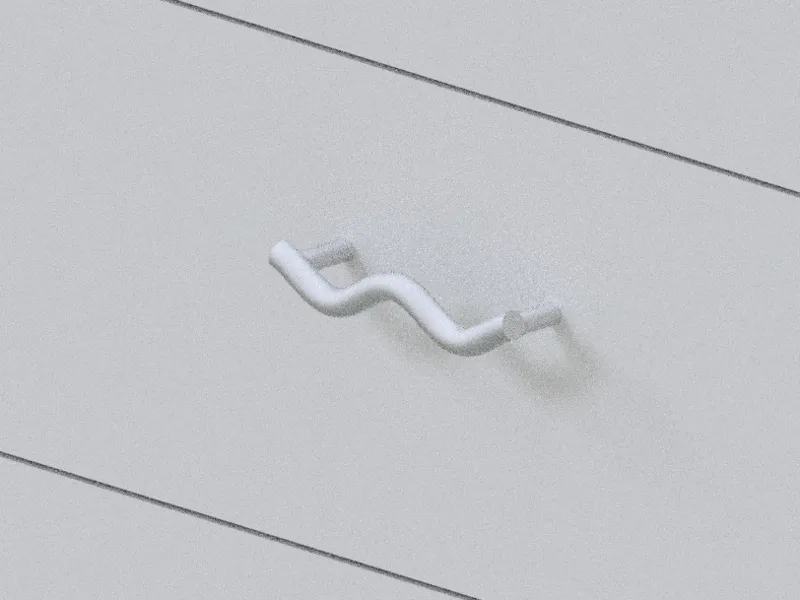Wavy Drawer Cabinet Door Handle | 波浪形抽屉橱柜门拉手