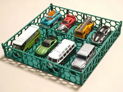 1:64 Scale Car Storage Box, Tomica Storage Box, Hot Wheels Storage Box