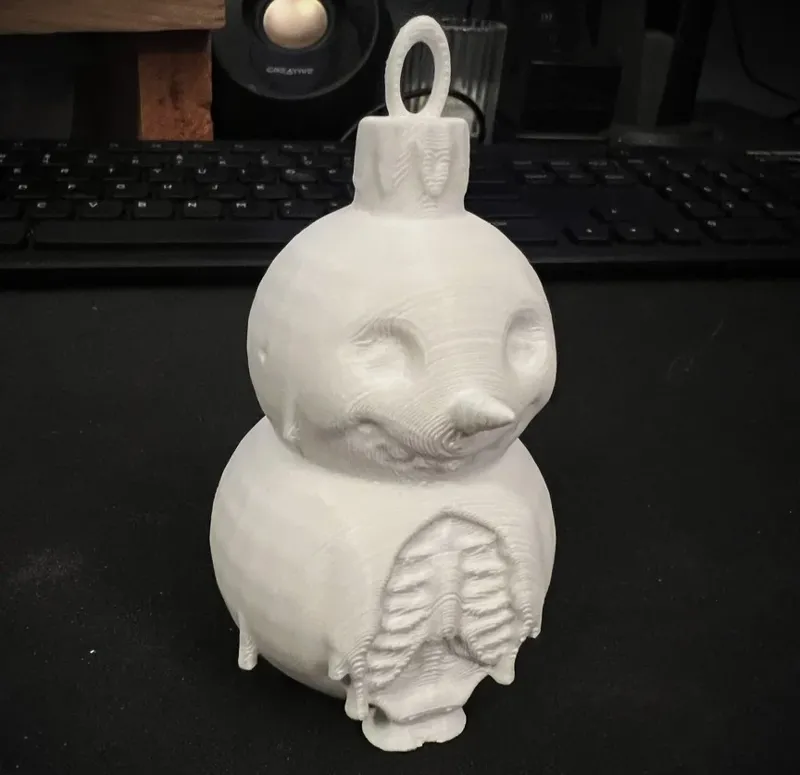 Frosty Bones - Christmas Tree Ornament