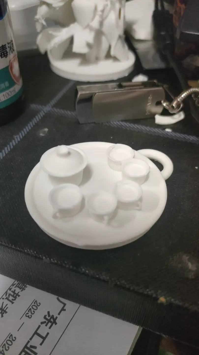 Miniature Kung Fu Tea Set (with keychain and non-keychain versions) by ...