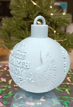 Peace Christmas ornament