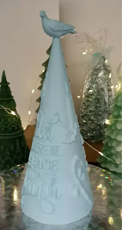 Peace on Earth ornament tree