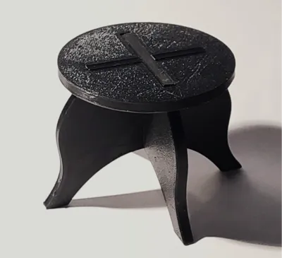 Small table for holding Christmas tree