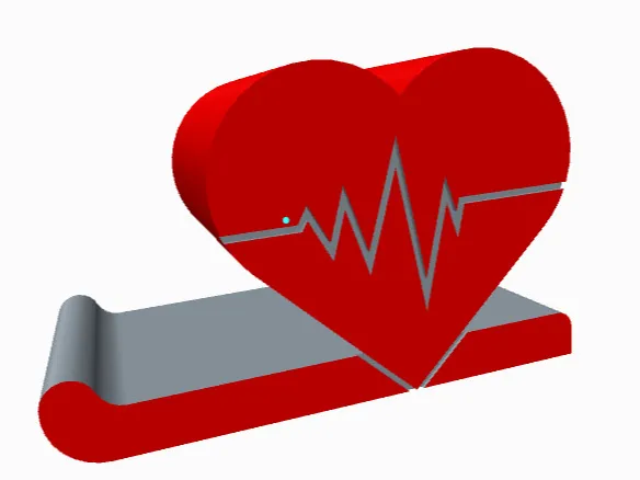 phone holder heart