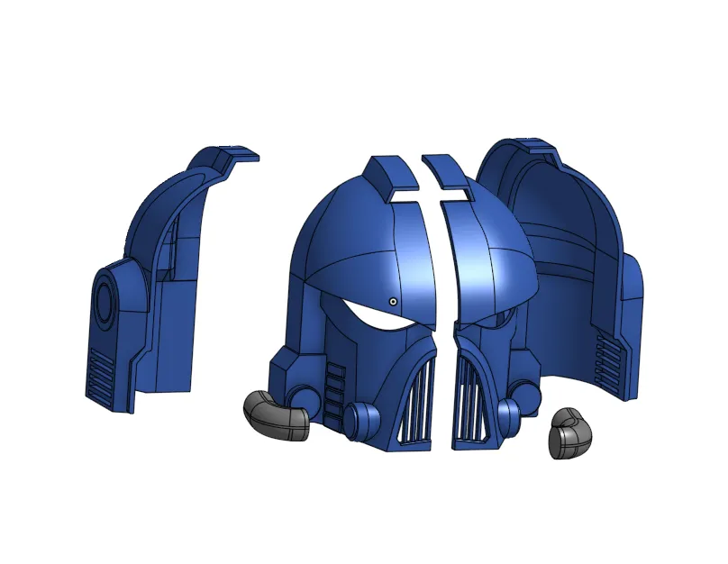 Warhammer Space Marine Helmet by ReProps2003 - MakerWorld