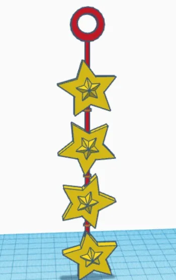 Estrellas de navidad movibles.