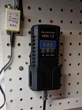 Hot air gun soldering station holder for Micro8858