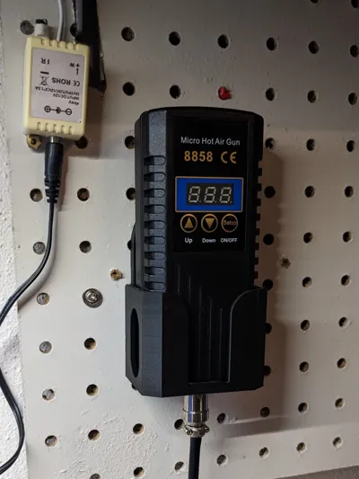 Hot air gun soldering station holder for Micro8858