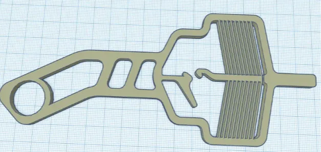 Toothpick gun with hole
