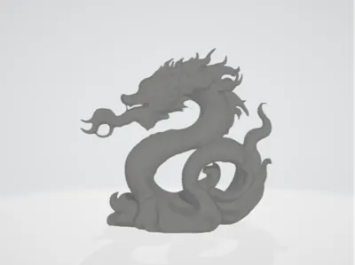 A fire-breathing dragon