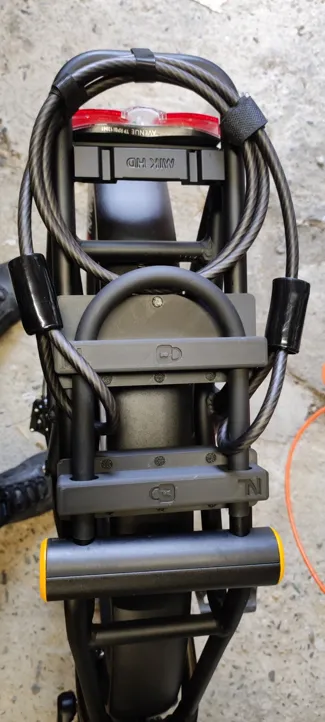 U lock holder for Nakamura e-bikes from Intersport