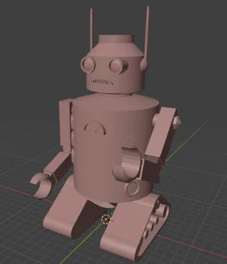 A retro fabulous robot