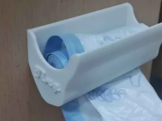 垃圾袋壁挂盒