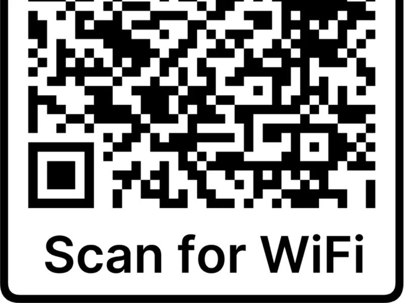 WiFi QR but its a rickroll