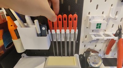 File Holder - IKEA Pegboard