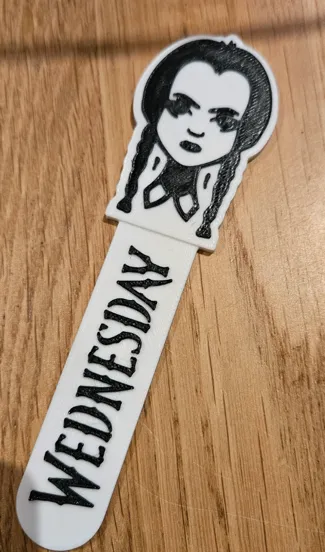 Wednesday Bookmark