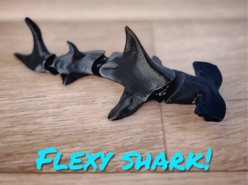Hammer head shark Flexi articulated