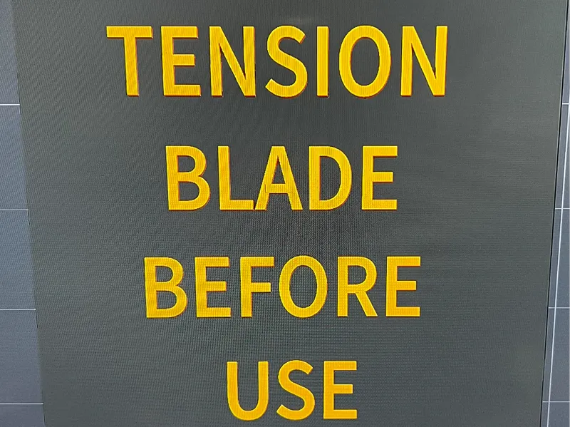 Bandsaw Plate