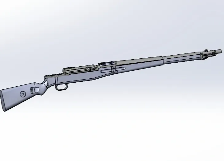 战地一刘将军步枪模型 general liu rifile