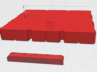 Milwaukee Packout 3bin drawer blank