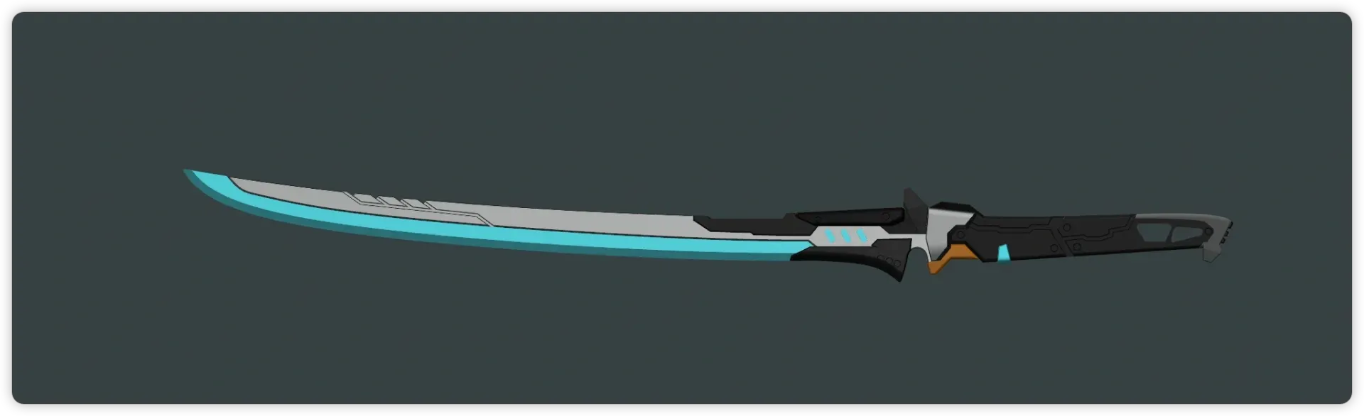 短剣　下坂 3Dプリント サイバーパンク風短剣 - 無料3Dモデル -MakerWorld