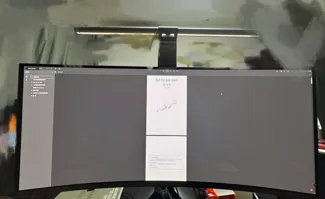 明基 ScreenBar Halo 屏幕挂灯 曲面屏适配支架  适配外星人 AW3423DWF