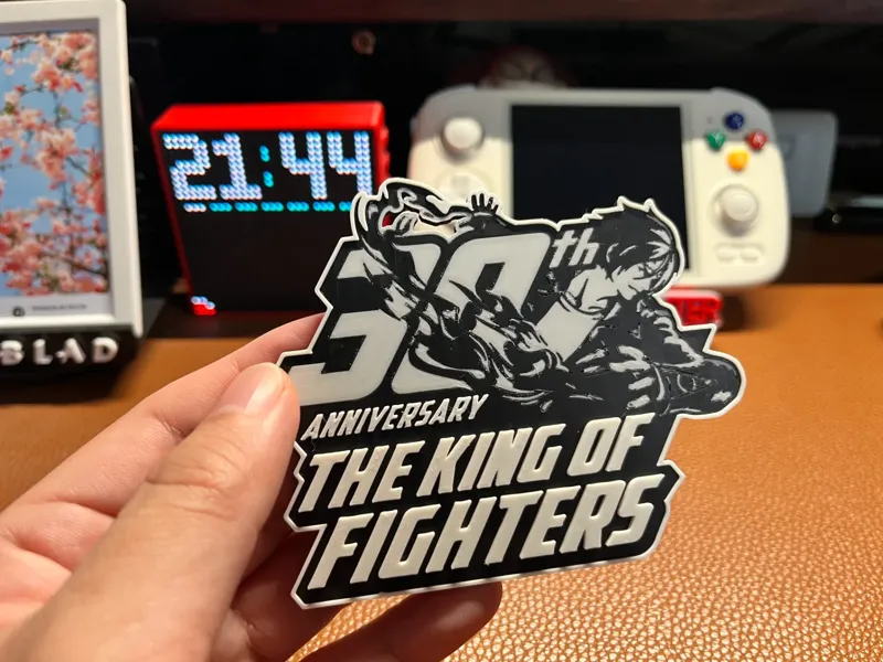 拳皇30周年标牌