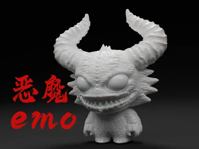 没有尾巴的迷你恶魔