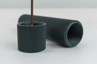 Mid-Century Incense Holder Minimal (No Supports)