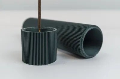 Mid-Century Incense Holder Minimal (No Supports)